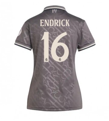 Real Madrid Endrick #16 Tercera Equipación Mujer 2024-25 Manga Corta